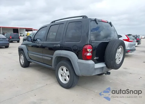 2006 Jeep Liberty Sport из США, поврежденный, VIN 1J4GK48K56W106420